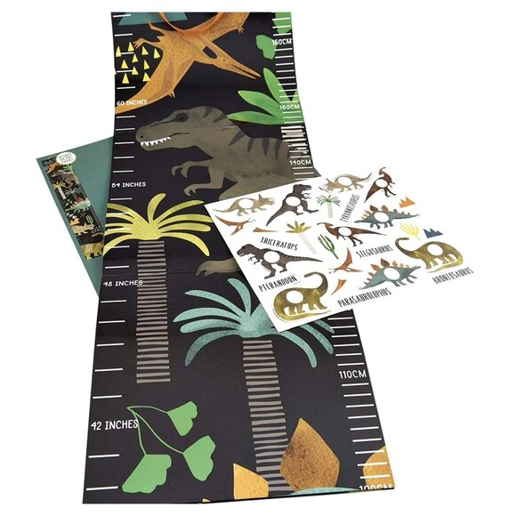 Floss & Rock Dinosaur Glow in The Dark Growth Chart - Picture 3 of 3